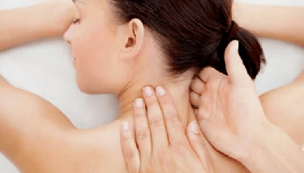 Treatment of massage cervical osteocondrosis