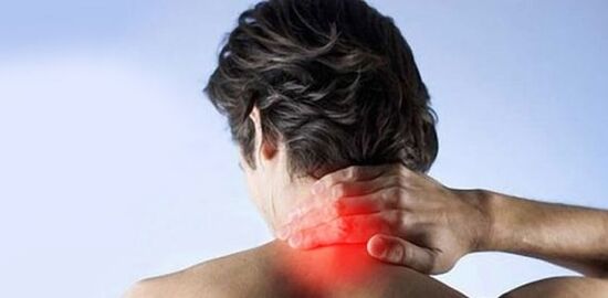 neck pain with osteochondrosis